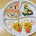 ♯yui♯'s cooksnap of when they made クリスマスに♪アンパンマンサンタのお弁当.