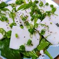 momocookin's cooksnap of when they made 大皿料理！はんぺんのカルパッチョ.