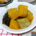 kumano台所's cooksnap of when they made 雪化粧かぼちゃの煮物.