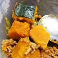 クックZX4O49☆'s cooksnap of when they made カボチャと豚ひき肉のあんかけ.