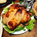 もん母ちゃん's cooksnap of when they made 絶品！柔らか丸鶏ローストチキン.