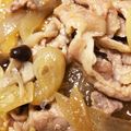 ごふぁんだ's cooksnap of when they made 玉葱＆シメジ入りの豚の生姜焼き.