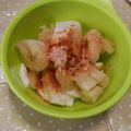 4double5's cooksnap of when they made きなこバナナ豆腐 ♡離乳食中期♡.