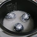 4double5's cooksnap of when they made ♡離乳食♡根菜類は炊飯器におまかせ♪.