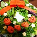 ☆mizuiro7☆'s cooksnap of when they made 簡単おもてなし♪クリスマスリースサラダ☆.