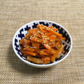 Chikatan☆'s cooksnap of when they made レンジで簡単！人参とさつま揚げの甘辛煮.