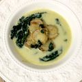 RRRio's cooksnap of when they made ホタテのポアレ〜ほうれん草クリーム添え〜.