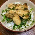 ☆さぶ☆☆'s cooksnap of when they made 王道♡ぷっくり食べたい牡蠣丼.