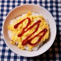 えつエツ's cooksnap of when they made お手軽！スクランブルエッグごはん❤.