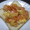 ジョングレ's cooksnap of when they made 朝ごはんに簡単オープンサンドはいかが？.