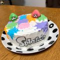 ぽめchan's cooksnap of when they made スプラトゥーンケーキ.