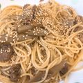 ＊みぃ＊＊'s cooksnap of when they made ランチに♫牛肉とゴボウのパスタ.