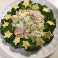 2mママさん's cooksnap of when they made クリスマスリースサラダ.