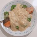 ゆりロップ's cooksnap of when they made 鮭とブロッコリーの卵餡掛け.