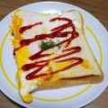 ＊なぁ＊'s cooksnap of when they made 約2分！時短で簡単！卵トースト！.