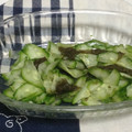めがねりんご's cooksnap of when they made きゅうりとごはん昆布の酢の物.