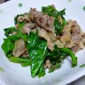 sunka's cooksnap of when they made 豚&ホウレン草のガーリックレモン炒め.