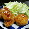 96kitchen's cooksnap of when they made 超簡単！鶏つくねのれんこんはさみ焼き.