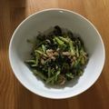 クック1FX93J☆'s cooksnap of when they made 大根の葉っぱとシーチキンの甘辛炒め.