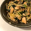 まどじろう's cooksnap of when they made 生クリーム救済！鮭とほうれん草のパスタ♪.
