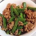 あさりのごはん's cooksnap of when they made 簡単中華！いんげんのひき肉炒め♪.