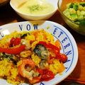 ゆうしょうこう☆'s cooksnap of when they made パエリアの素で簡単！盛付を綺麗にしよう！.