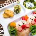 キャシーキャサリン's cooksnap of when they made クリスマス キャラおかず＊サンタ帽.