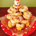 めぐみるくN's cooksnap of when they made 焼きドーナツで作る⭐ミニXmasツリー.