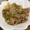 o0frail0o's cooksnap of when they made 豚バラとキャベツのとろとろ炒め煮.