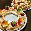 ゆーママ201210's cooksnap of when they made シュークリームリース☆パリブレスト.