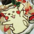 いぬおのお母さん's cooksnap of when they made キャラケーキ☆ポケモン　ピカチュウ.