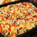 ribeka's cooksnap of when they made ホットプレートで簡単に！パエリア＾＾.