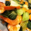 しほまつ's cooksnap of when they made 海老とチンゲン菜の簡単♪味覇炒め.