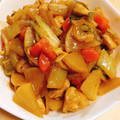 chapi0521's cooksnap of when they made ヘルシーおかず♡ささみと野菜の甘酢炒め.