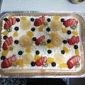 りんこたん's cooksnap of when they made 天板ケーキ★牛乳シフォンケーキの生地で.