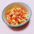 まあまま☆0403's cooksnap of when they made カニカマ人参シリシリ.