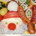 まなどら's cooksnap of when they made クリスマス♪サンタさんのお弁当.