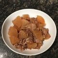 ざりがにサラダ's cooksnap of when they made 豚バラブロックと大根のコチュジャン煮.