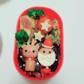 ちょんなぎ's cooksnap of when they made クリスマス　サンタ＆トナカイ　キャラ弁.