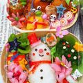 ☆ミルミル's cooksnap of when they made 雪だるまのお弁当.