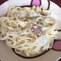 こうすけmammy's cooksnap of when they made 簡単❗カルボナーラうどん.