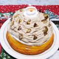 めみたん☆'s cooksnap of when they made 簡単！マロンクリーム♪クリスマスケーキに.