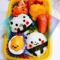 ＥＸザエモン's cooksnap of when they made キャラ弁＊簡単♪ツインズパンダちゃん弁当.