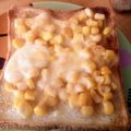 のりこったん's cooksnap of when they made ★簡単コーンマヨチーズトースト★.