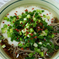 重次郎's cooksnap of when they made 明太子&とろろの温かいお蕎麦.