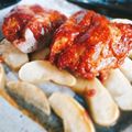 かわゆう1211's cooksnap of when they made 豚肉と林檎のマスタードケチャップ焼き.