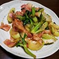 かな茶's cooksnap of when they made 簡単☆セロリとベーコン.