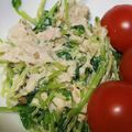 ユーロン's cooksnap of when they made 節約❀豆苗とツナの胡麻マヨサラダ❀.