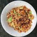 アヤメンディー's cooksnap of when they made レタスと納豆のチャーハン.