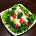 ityk2001's cooksnap of when they made クリスマスに♪ツリーポテトサラダ.